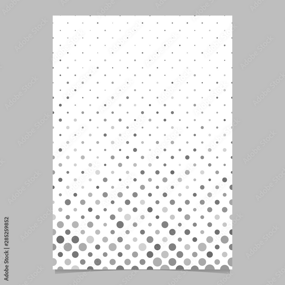 Poster abstract dot pattern brochure design - vector page background graphic from dots