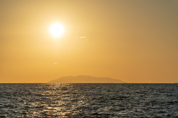 Rodia Beach in Messina - View of the Aeolian islands in Messina