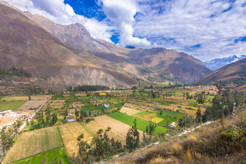 Fototapeta premium Ollantaytambo, Inca ruins of Ollantaytambo, Sacred Valley of the Incas. Peru.