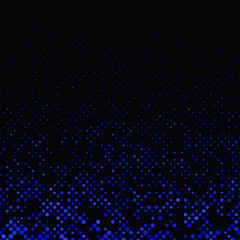 Blue geometrical abstract dot pattern background - vector design