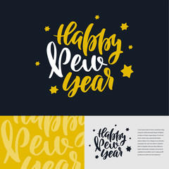 Christmas time hand drawn lettering. Composition for banner, postcard, poster design element stories, posts, etc. Vector eps10