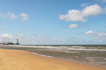 Riesenrad in Scheveningen am Strand