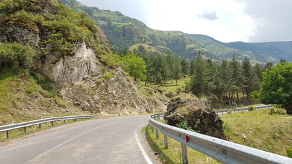 road in mountains
