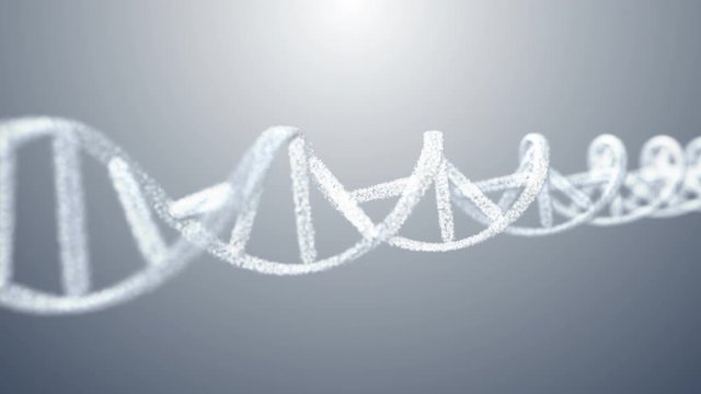 DNA spiral animation 4K Loop