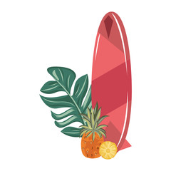 tropical summer relax holiday cartoon