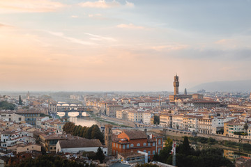 Florence at sunset