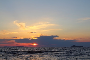 Fototapeta premium Seaside town of Bodrum and spectacular sunsets. Mugla, Turkey