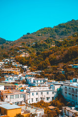 typical italian buildings in the mountainstypical italian buildings in the mountains