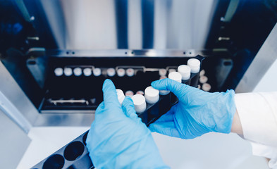 Sperm tubes are placed in bank to store genetic code, reproduction clones