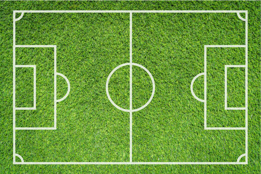 Soccer field vector stock design