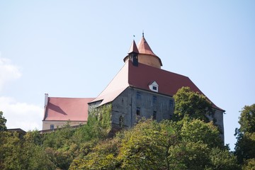 Fototapeta na wymiar Veveri castle in Brno, Czech republic