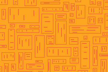 Abstract yellow background. Simple shape elements. Vector illustration design. Modern concept.