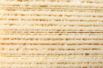 Closeup view of tasty wafer sticks as background. Sweet food