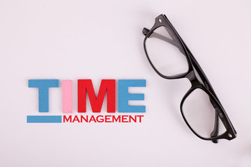 Time management word concept
