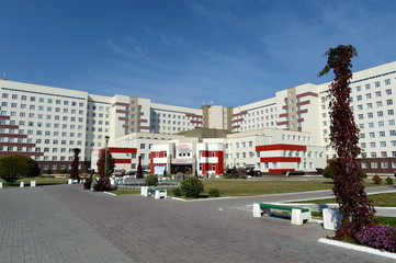 Altai regional clinical hospital in the mountainous part of Barnaul