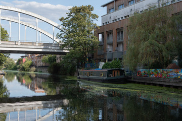 View along the Regent's Canal