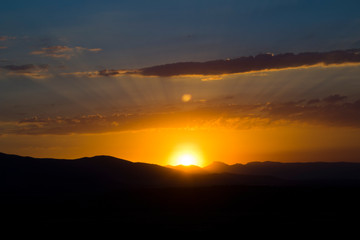 Sierra Nevada sunset