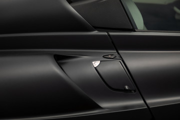 Modern concept super car exterior design detail and shape 