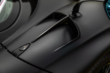 Naklejka premium Modern concept super car exterior design detail and shape 