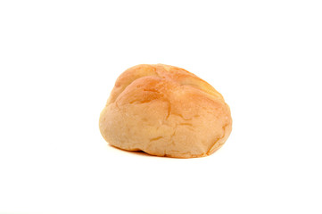 Homemade  Bread isolated on white background.