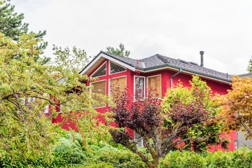 The top of the house with nice window.