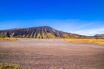 Mount Bromo volcano, in East Java, Indonesia.