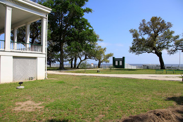 View from Jefferson Davis Home and Presidential Library on the Gulf of Mexico