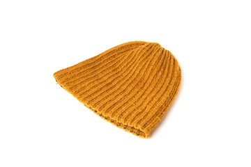 Winter hat isolated on white background.