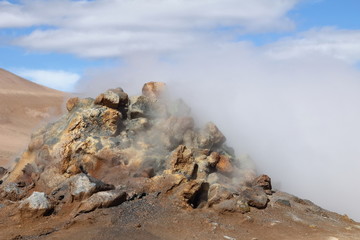 cheminée geyser islande 