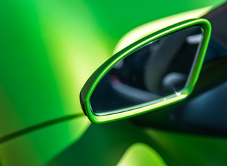 Modern concept super car exterior design detail - mirror