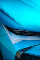 Modern concept super car exterior design detail - headlight