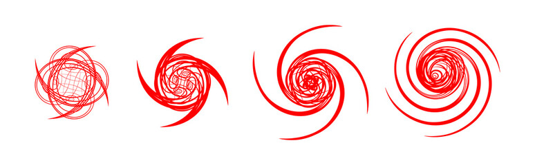 Hurricane Warning Signs Graphic Set © Ayvengo