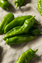 Raw Green Organic Melrose Peppers