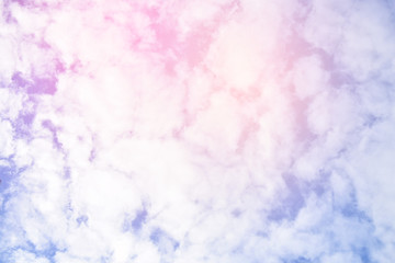 Fototapeta premium Beautiful blue sky with cloud background.