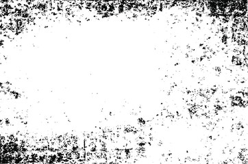 Obraz premium Rough black and white texture vector. Distressed overlay texture. Grunge background. Abstract halftone textured effect. Vector Illustration. Black isolated on white. EPS10.