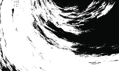 Vector brush sroke texture. Distressed uneven grunge background. Abstract distressed vector illustration. Overlay over any design to create interesting effect and depth. Black isolated on white. EPS10