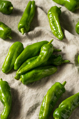 Raw Green Organic Melrose Peppers