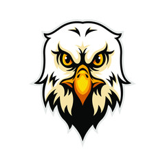Angry Eagles Mascot, Vector Logo Illustration