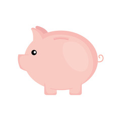 piggy savings money isolated icon