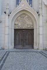 Fototapeta na wymiar Die Ritterkapelle in der Altstadt von Haßfurt, Unterfranken, Franken, Bayern, Deutschland
