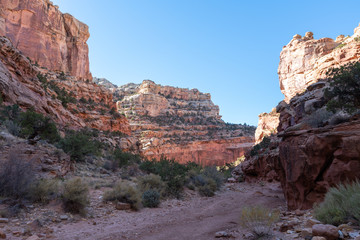 Scenic view of canyon in Utah