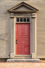 Front Door of a House in Portsmouth NH