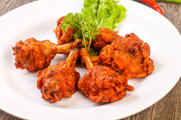 Chicken lollipops