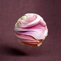 Volume, abstract, relief form. 3d illustration, 3d rendering.