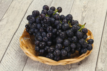 Fresh ripe sweet red grape