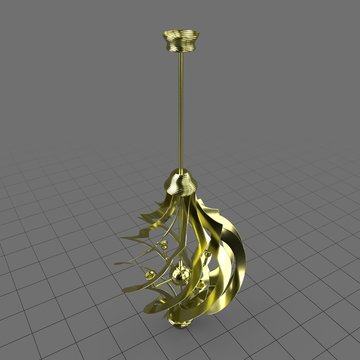 Twisted Moroccan ceiling light