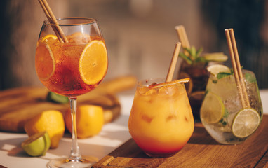 Cocktail. Cocktail summer. Summer time. Background. 