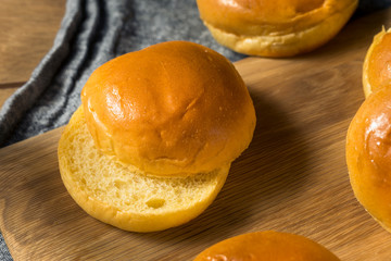 Homemade Sweet Brioche Hamburger Buns
