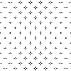Seamless geometric star ornamental vector pattern for design, stock illustration