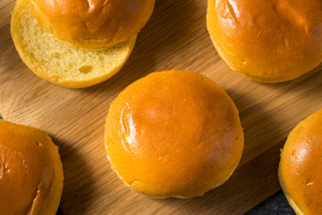 Homemade Sweet Brioche Hamburger Buns